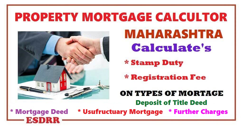 Mortgage Stamp Duty Calcultor Maharashtra